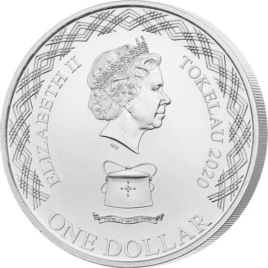 Pièce de 1 dollar Tokélaou Notre-Dame de Lorette 2020