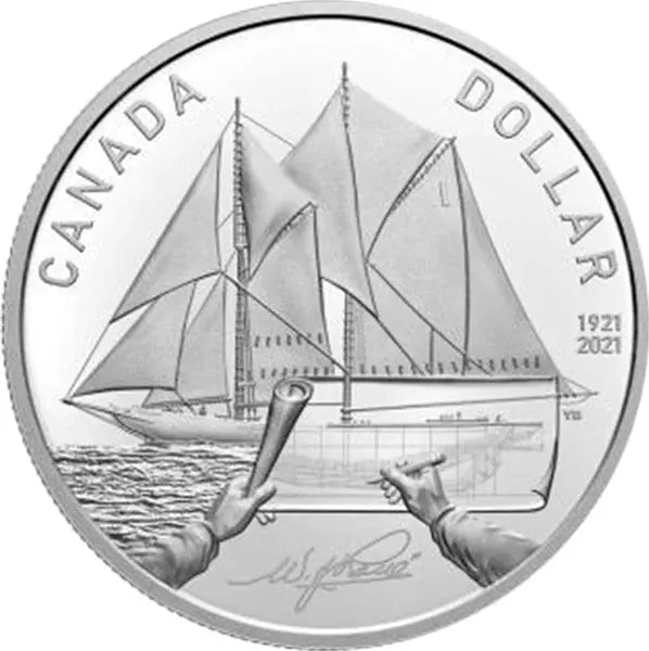 1 Dollar Canada 100 ans de Bluenose 2021