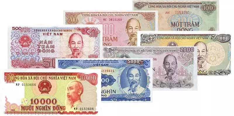 Billets de banque vietnamiens de 100 à 10 000 dongs (1987-1993)