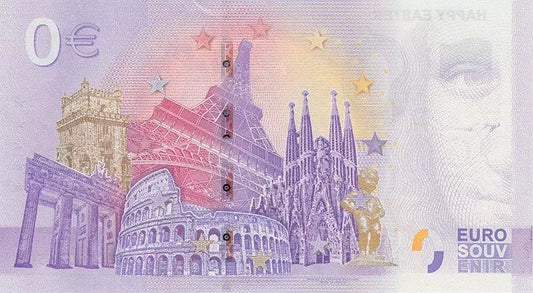Billet de 0 euro Pays-Bas Rembrandt van Rijn 2023