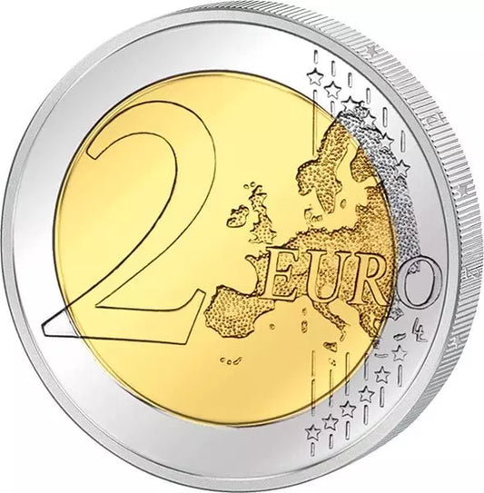 2 euros Espagne Présidence du Conseil de l'UE 2023 avec candidature couleur