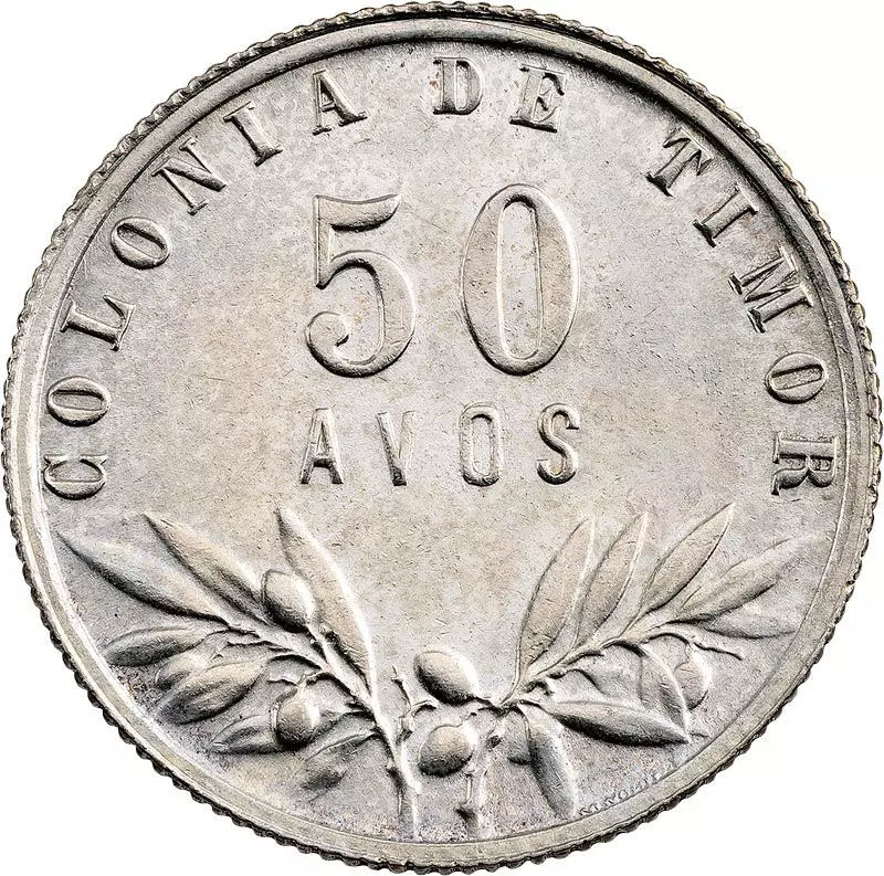 50 Avos Timor oriental Colonie portugaise 1945, 1948 et 1951