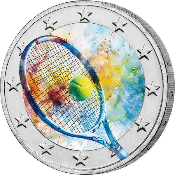 Tennis édition artiste 2 euros