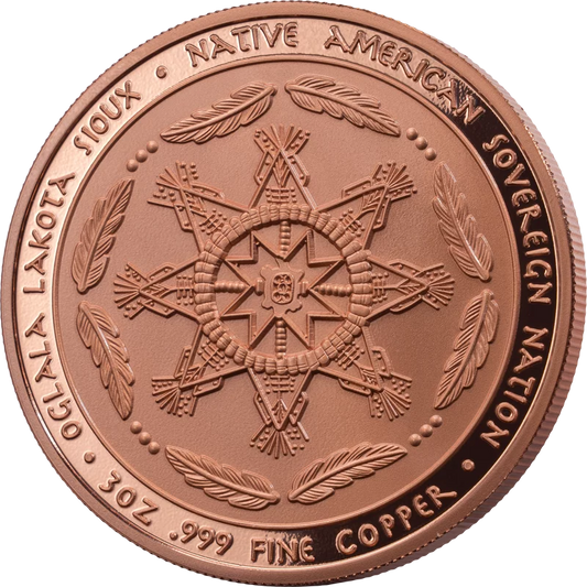 Pièce de 1 dollar Oglala-Lakota-Sioux Héritage des Sioux - Piège à roulettes 2025