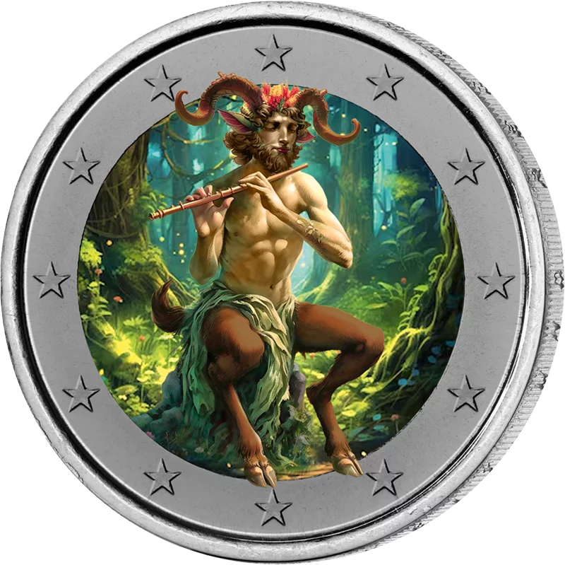 Édition Artiste 2 Euro Faune Fantastique Phosphorescent