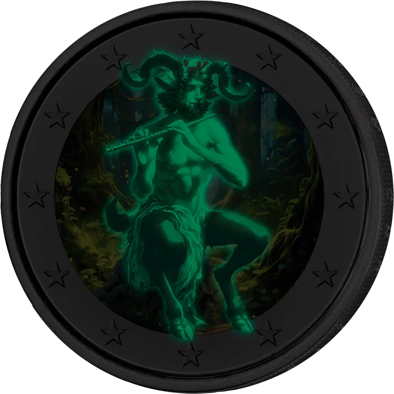 Édition Artiste 2 Euro Faune Fantastique Phosphorescent