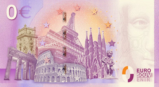 Billet de 0 euro Grèce Athènes 2024