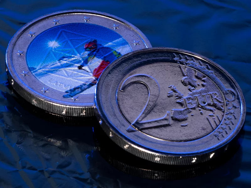 Édition spéciale artiste à 2 euros Championnats du monde de ski 2025