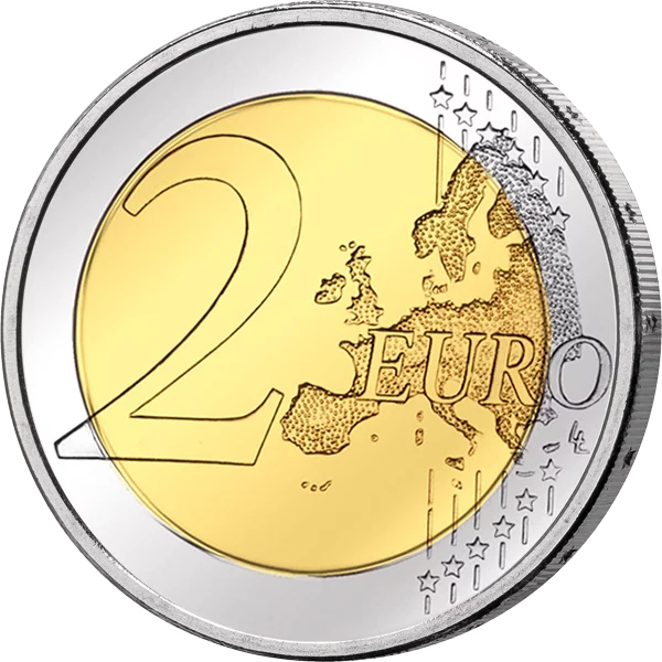 Loterie Nationale Belgique 2025, billet de 2 euros avec application couleur