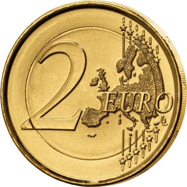 Pièce commémorative de 2 euros du Mouvement mondial des scouts et de la jeunesse du Portugal 2025, édition premium entièrement plaquée or