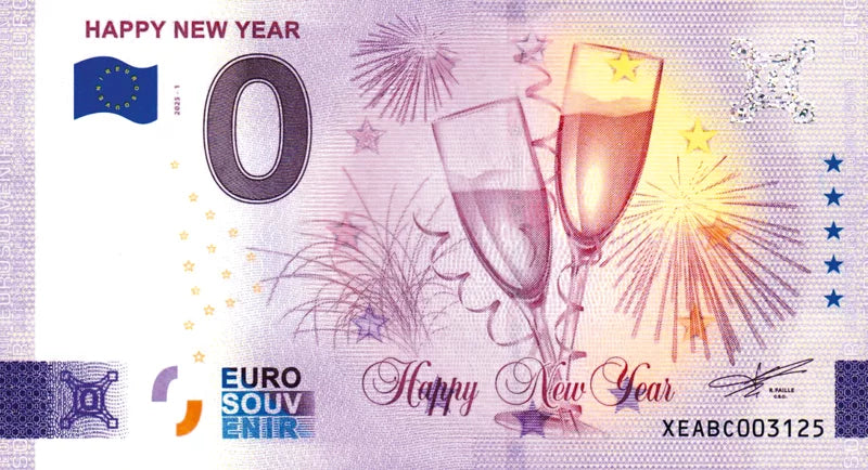 Billet de 0 euro - Bonne année