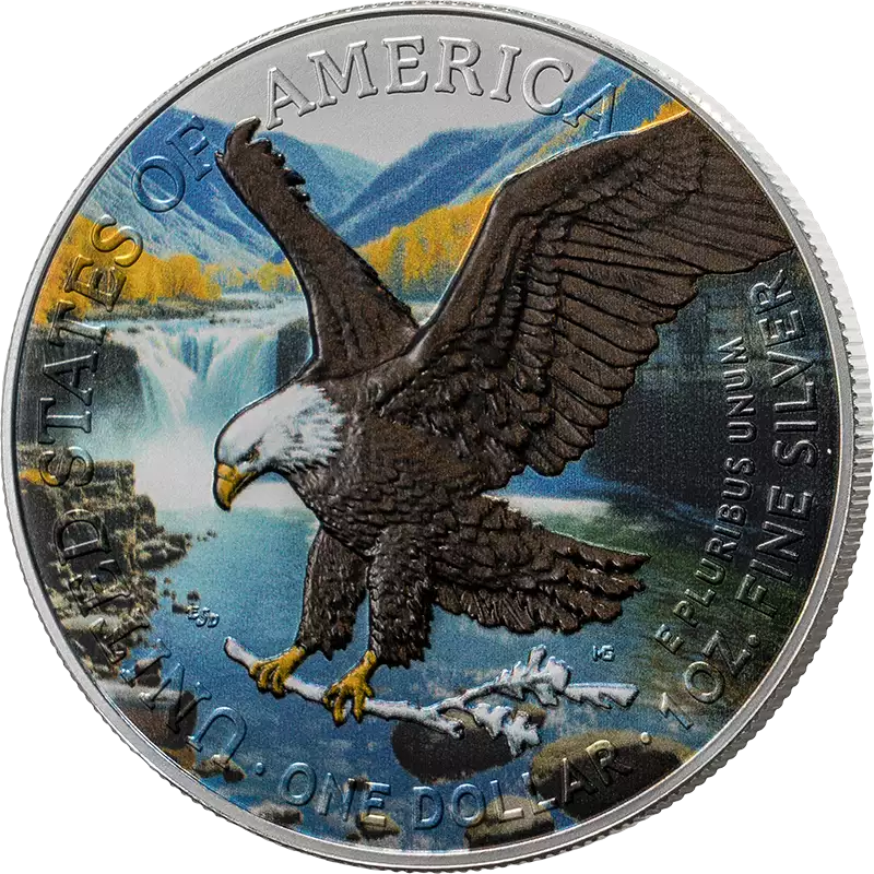 Pièce de 1 dollar américain Aigle 2026 Sélection Aigle Premium avec des couleurs