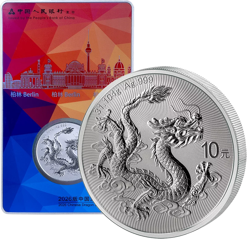 10 Yuan Chine Dragon Chinois 2026