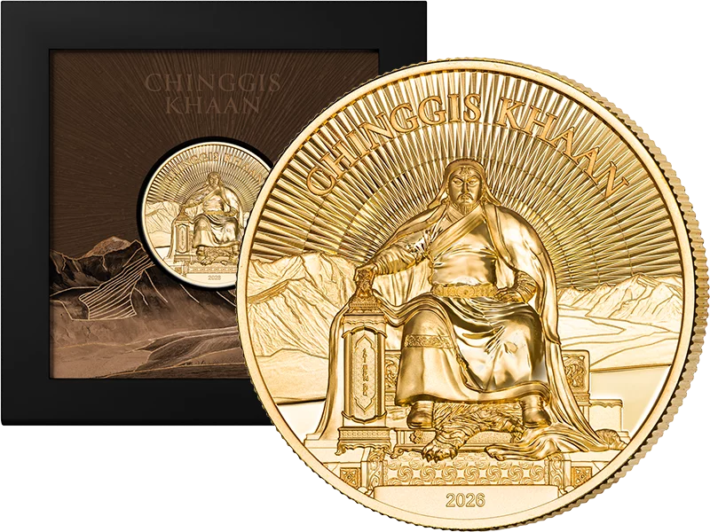 25,000 Togrog Mongolie Chinggis Khaan 2026