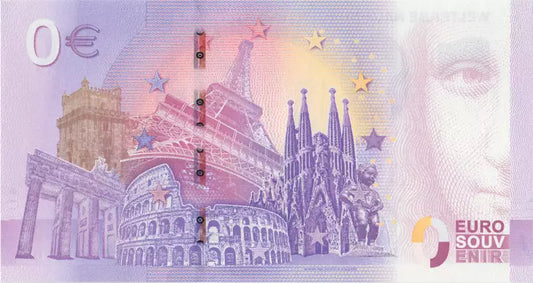 Billet de 0 euro Italie Pape Léon XIV 2026