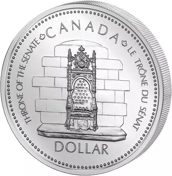 Pièce de 1 dollar canadien commémorant le jubilé d'argent de la reine Elizabeth II, 1977