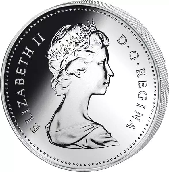Pièce de 1 dollar canadien Orignal 1985