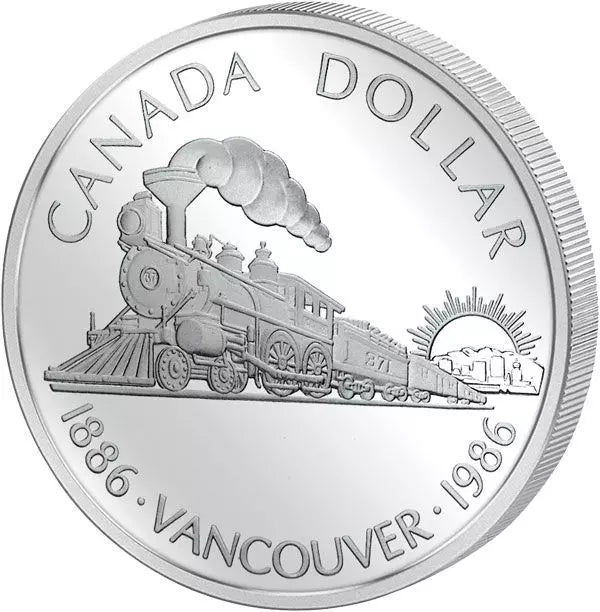 1 dollar canadien Vancouver 1986