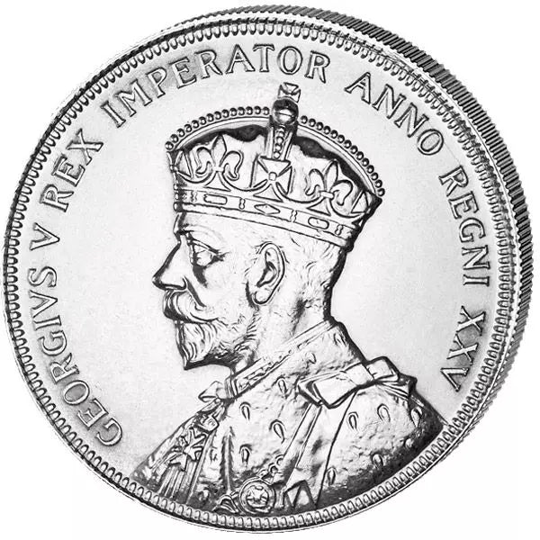 Pièce de 1 dollar canadien George V. 1935-1936 Excellent état