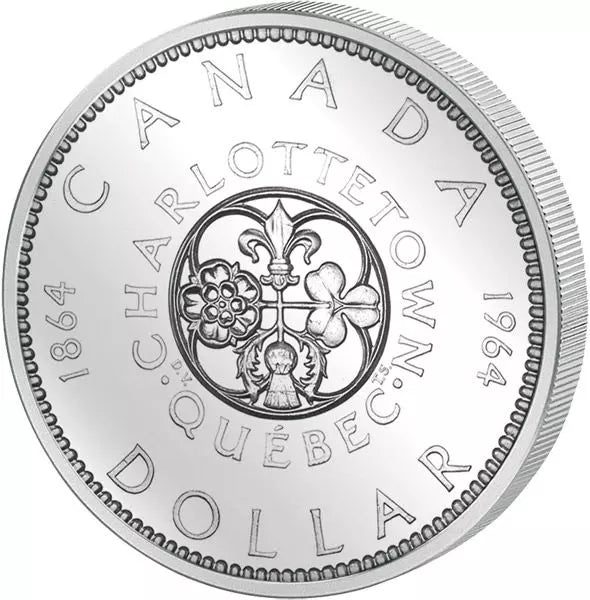 1 dollar canadien, Charlottetown, Québec, 1964, excellent état