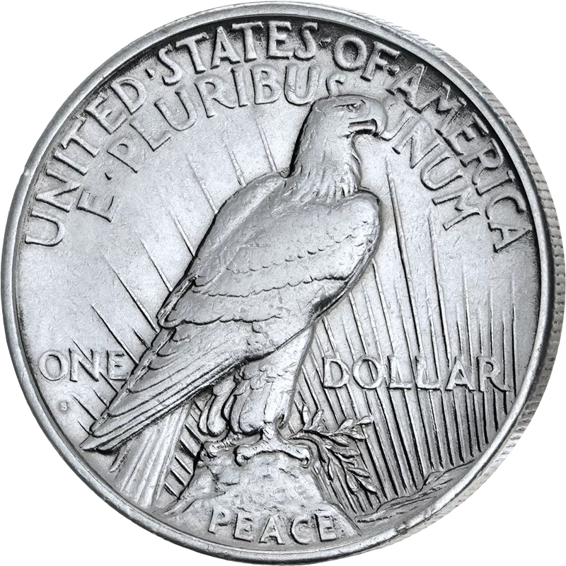 Pièce de 1 dollar américain « Paix » de 1935, en très bon état à excellent état.