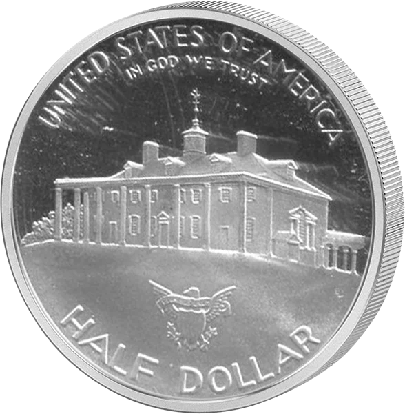 Pièce de 50 cents américains, Washington, 1982, non circulée