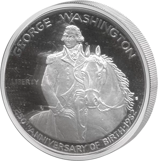 Pièce de 50 cents américains, Washington, 1982, non circulée