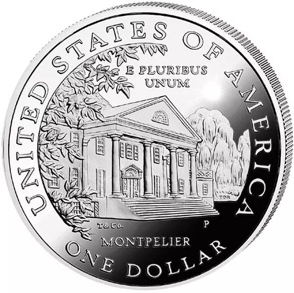 Pièce de 1 dollar américain à l'effigie de la Première dame Dolley Madison, 1999