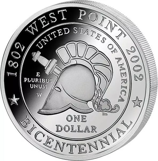 Billet de 1 dollar américain commémorant le 200e anniversaire de l'Académie militaire de West Point (2002) - Épreuve