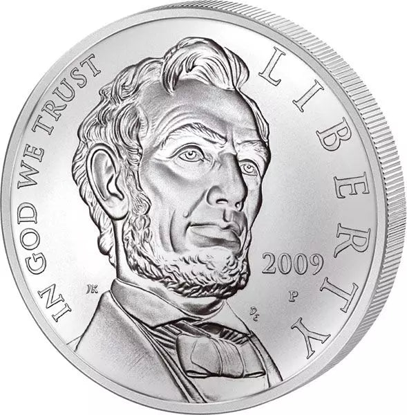 Pièce de 1 dollar américain commémorant le 200e anniversaire d'Abraham Lincoln, 2009