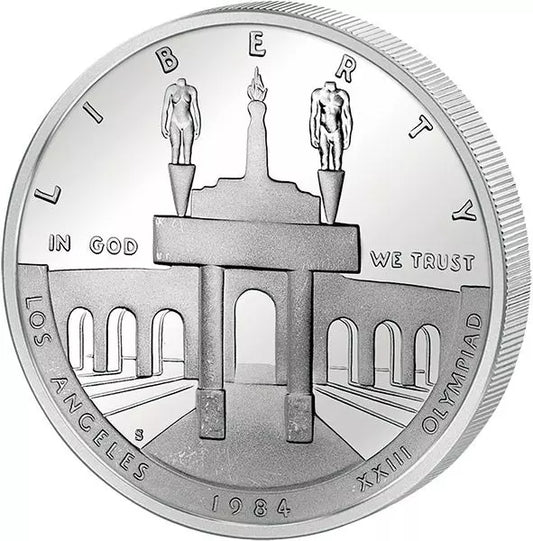 1 dollar États-Unis Stade Los Angeles 1984