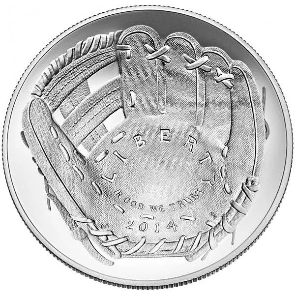 1 dollar américain Temple de la renommée du baseball 2014