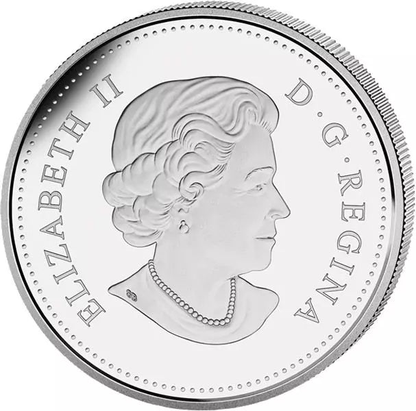 Pièce de 1 dollar canadien – 50 ans du drapeau canadien 2015