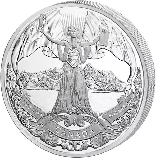 Pièce de 1 dollar canadien – 150 ans de la Confédération canadienne 2017