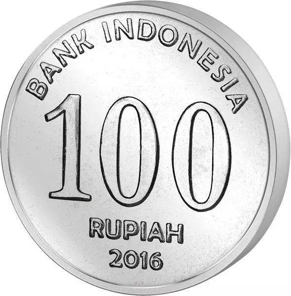 Coffret de pièces de 100 à 1 000 roupies indonésiennes (2016)