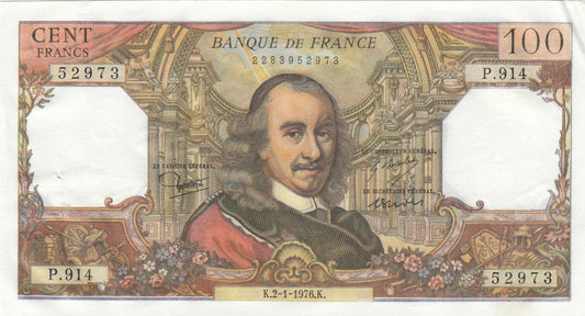 Le billet de cent francs « Corneille » : quand la littérature s'invite dans le porte-monnaie