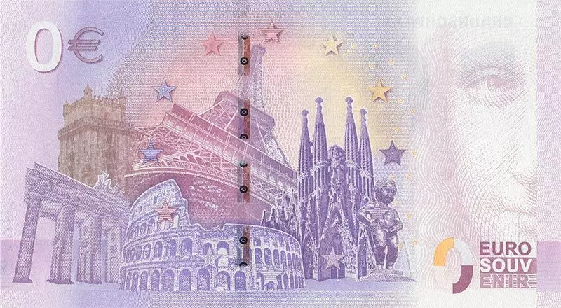 Billet de 0 euro Croatie Phare Île Porer 2022