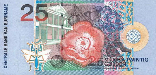 5 séries de billets de banque représentant des oiseaux, années diverses