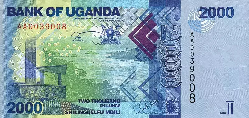 Ensemble de 5 billets de banque représentant des créatures marines