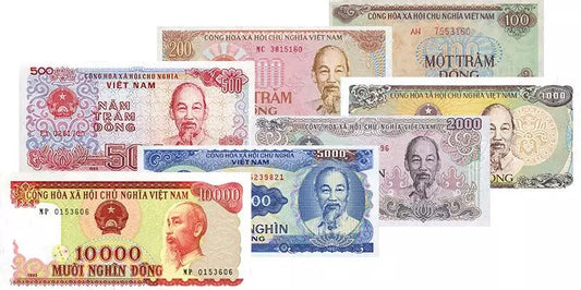 Billets de banque vietnamiens de 100 à 10 000 dongs (1987-1993)