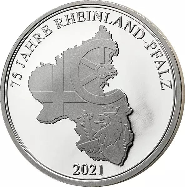 Pièce commémorative marquant les 75 ans de la Rhénanie-Palatinat 2021