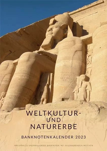 Calendrier des billets de banque Patrimoine culturel et naturel mondial 2023