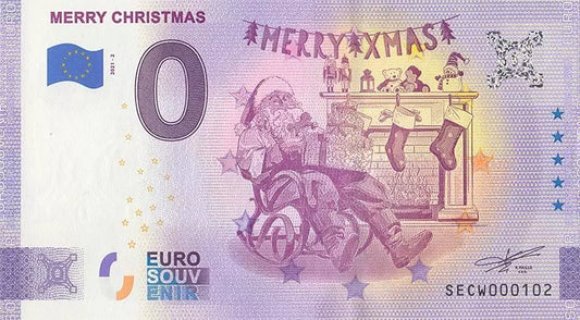 Billet de 0 euro Italie Noël