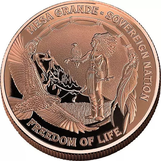 1 Dollar États-Unis Mesa Grande Bison Hunter 2022