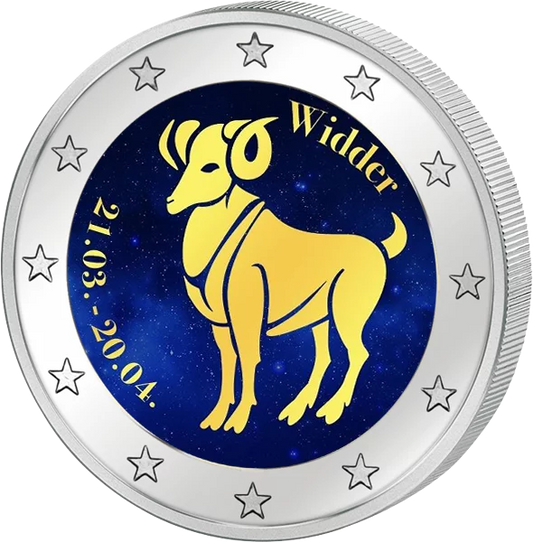 Édition artiste à 2 euros, signe astrologique Bélier