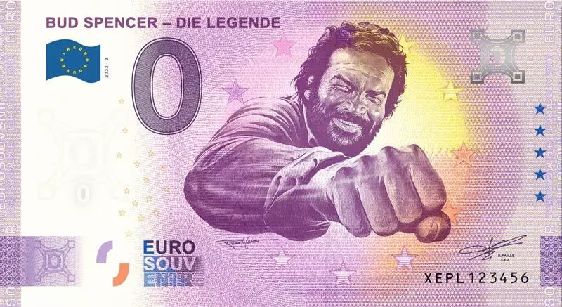 Billet de 0 euro BRD Bud Spencer - La Légende 2022