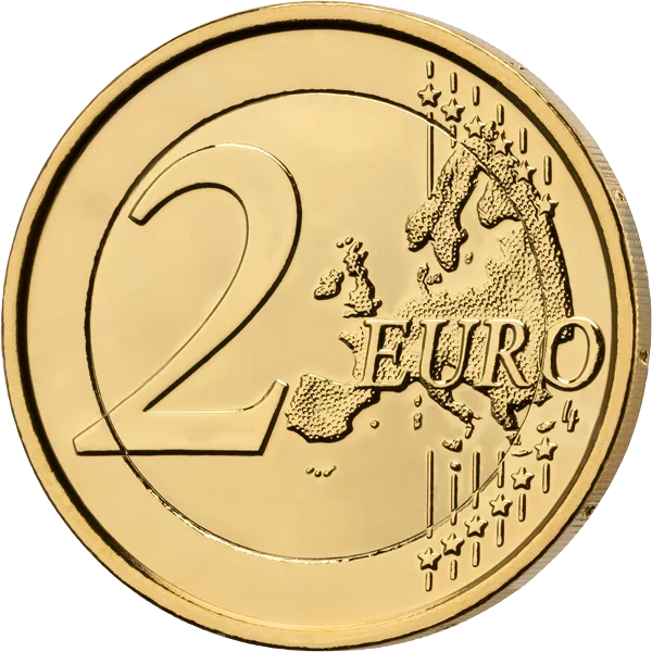 Pièce commémorative de 2 euros Croatie Vieille ville de Varazdin 2024, édition premium entièrement plaquée or