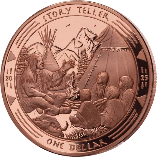 1 Dollar Oglala-Lakota-Sioux Héritage des Sioux - Conteur 2025