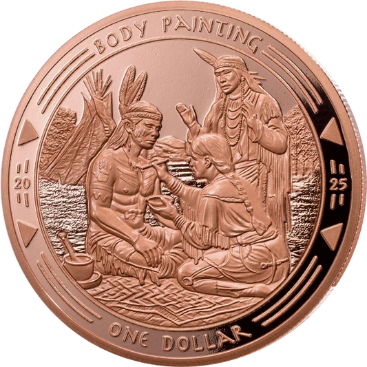 1 Dollar Oglala-Lakota-Sioux Héritage des Sioux - Peinture corporelle 2025