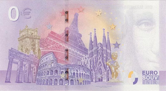 Billet de 0 euro Malte Cartoon Classics - Popeye 2024
